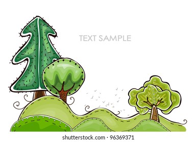 green background "Happy world" collection