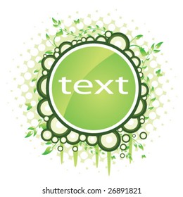 Green background illustration