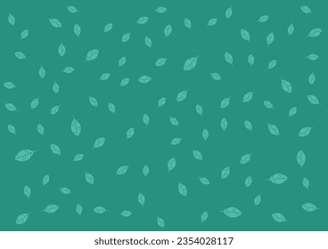 green background with green leaf