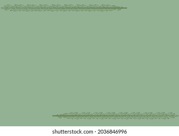 fondo verde con hojas (verano)