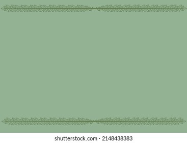 green background with leaves summer