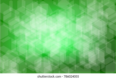 Green background with lights