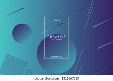 green background. Liquid composition. designs for posters, leaflets, vector illustrations