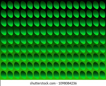 Green background with many identical elements vector illustration