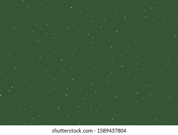 green background with many small white points