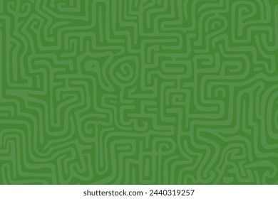 Green Background With Maze Pattern