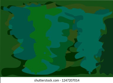 Green background, military signature camouflage, green forest, patterned waves for decorative backgrounds or patterns and web pages or presentations.