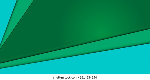 Fondo verde con diseño conceptual mínimo 