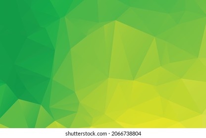 green background, modern dark low poly effect with abstract gradient for backdrop.