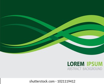 green background modern template design