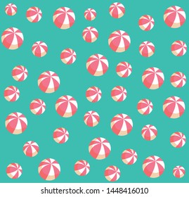 Green background on cute candy pattern vector