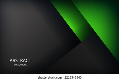 grüner Hintergrund überschneidet Dimension grauer Vektorgrafik-Nachrichtenbrett für Text- und Nachrichtendesign moderne Website