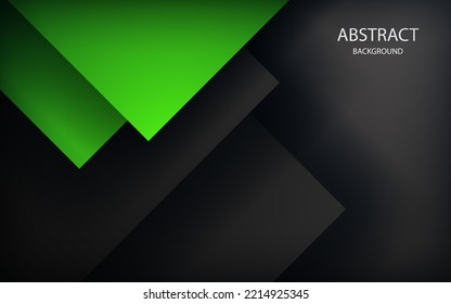 solapamiento de fondo verde dimensión gráfico vectorial gris tablero de mensajes para diseño de mensajes y texto sitio web moderno
