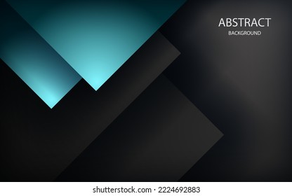 solapamiento de fondo verde dimensión gráfico vectorial gris tablero de mensajes para diseño de mensajes y texto sitio web moderno