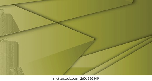 green background overlap dimension grey vector illustration message board for text and message design modern website
