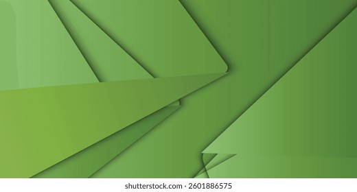 green background overlap dimension grey vector illustration message board for text and message design modern website