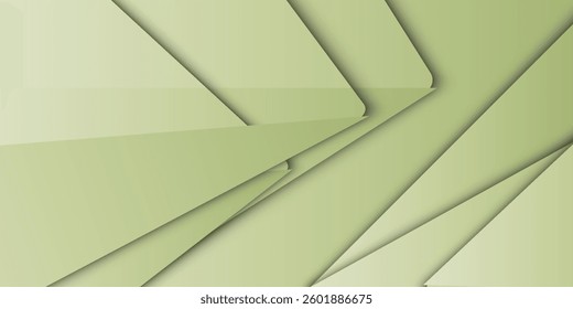 green background overlap dimension grey vector illustration message board for text and message design modern website