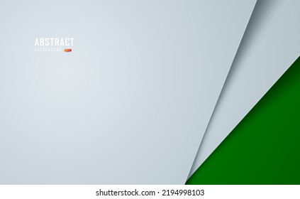 Green background with overlapping dimension and shadow scratch effect for banner, wallpaper, sales banner, poster, abstract green motion backgrounds white space for text