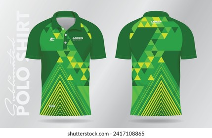 patrón de fondo verde para polo camisa y camiseta uniforme