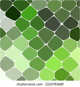 Green Background from pebbles. Abstract vector template for presentation.