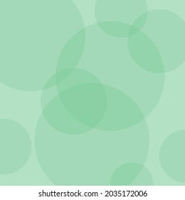 Green background with a pistachio shade, pastel textured pattern of circles. Flat vector illustration for creating a web cover.