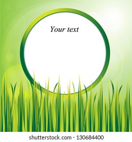 green background with place for text