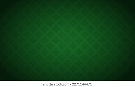 Green background for Poker or Casino. Vector template for your design.