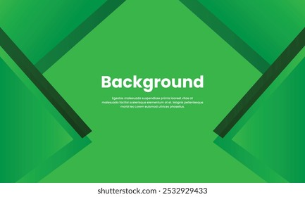 Diseño de patrón de onda de Anuncio de póster de fondo verde para presentación Abstractas