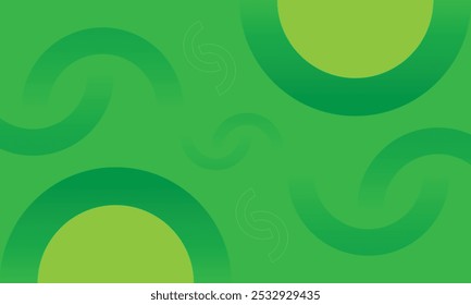 Diseño de patrón de onda de Anuncio de póster de fondo verde para presentación Abstractas