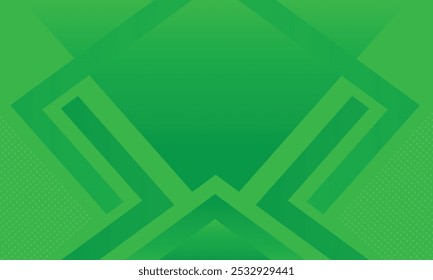 Plano de fundo verde Poster Banner Wave Pattern Design para apresentação