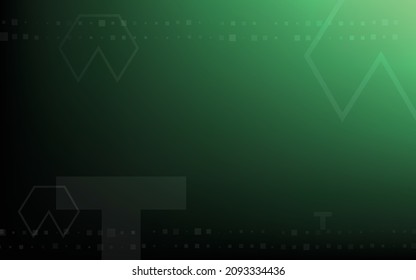 fondo verde, vector de ilustración abstracta al azar minimalista para logotipo, tarjeta, banner, web e impresión.
