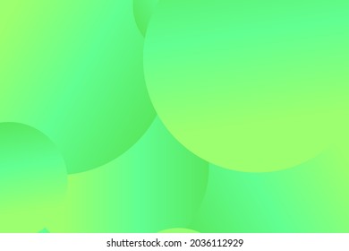 green background, round gradation, simple background