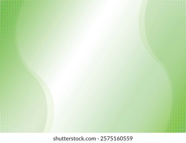 Green background shape with gradient effect and white space for graphics banner design