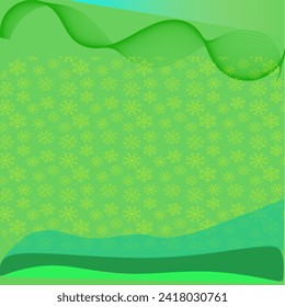 Green background is simple and elegant and gives a sense of calmness 