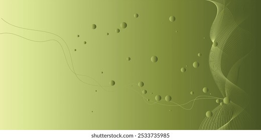 A green background with a lot of small dots. The dots are scattered all over the background and are of different sizes