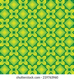 green background with squares