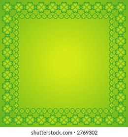 Green background for St. Patrick's Day