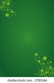 Green background for St. Patrick's Day