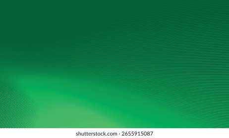 Green Background with Stripes Line for Modern Web Design, Presentation Slide, or Graphic Use