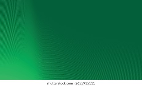 Plano de fundo verde com linhas de listras para design moderno na Web, slide de apresentação ou uso gráfico