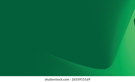 Green Background with Stripes Line for Modern Web Design, Presentation Slide, or Graphic Use