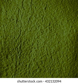 green background with the structure of rough paper