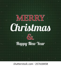 a green background with text for christmas and new year