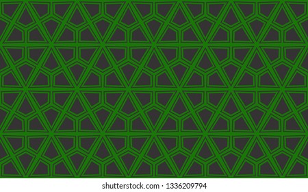 Green background. For textile, holiday decoration,fabric,cloth,gift paper,prints,decor. Vector illustration