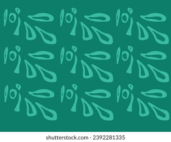 green background texture figures abstraction