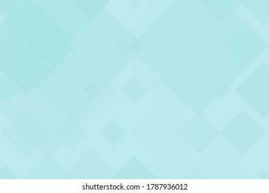 Green background with transparent squares, rhombuses, Wallpaper, simple background for covers, web pages and conferences, business cards. Vector illustration

