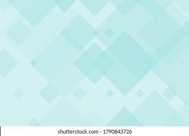 Fondo verde con cuadrados transparentes, rombos, tapiz, fondo sencillo para cubiertas, páginas web y conferencias, tarjetas de visita. Ilustración del vector

