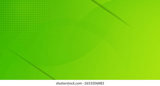 Fundo verde com design de padrão moderno. Vetor Eps10