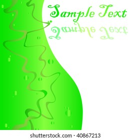 Green background vector