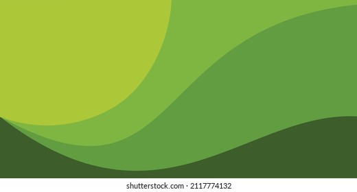 vector de fondo verde para diseño e ilustración